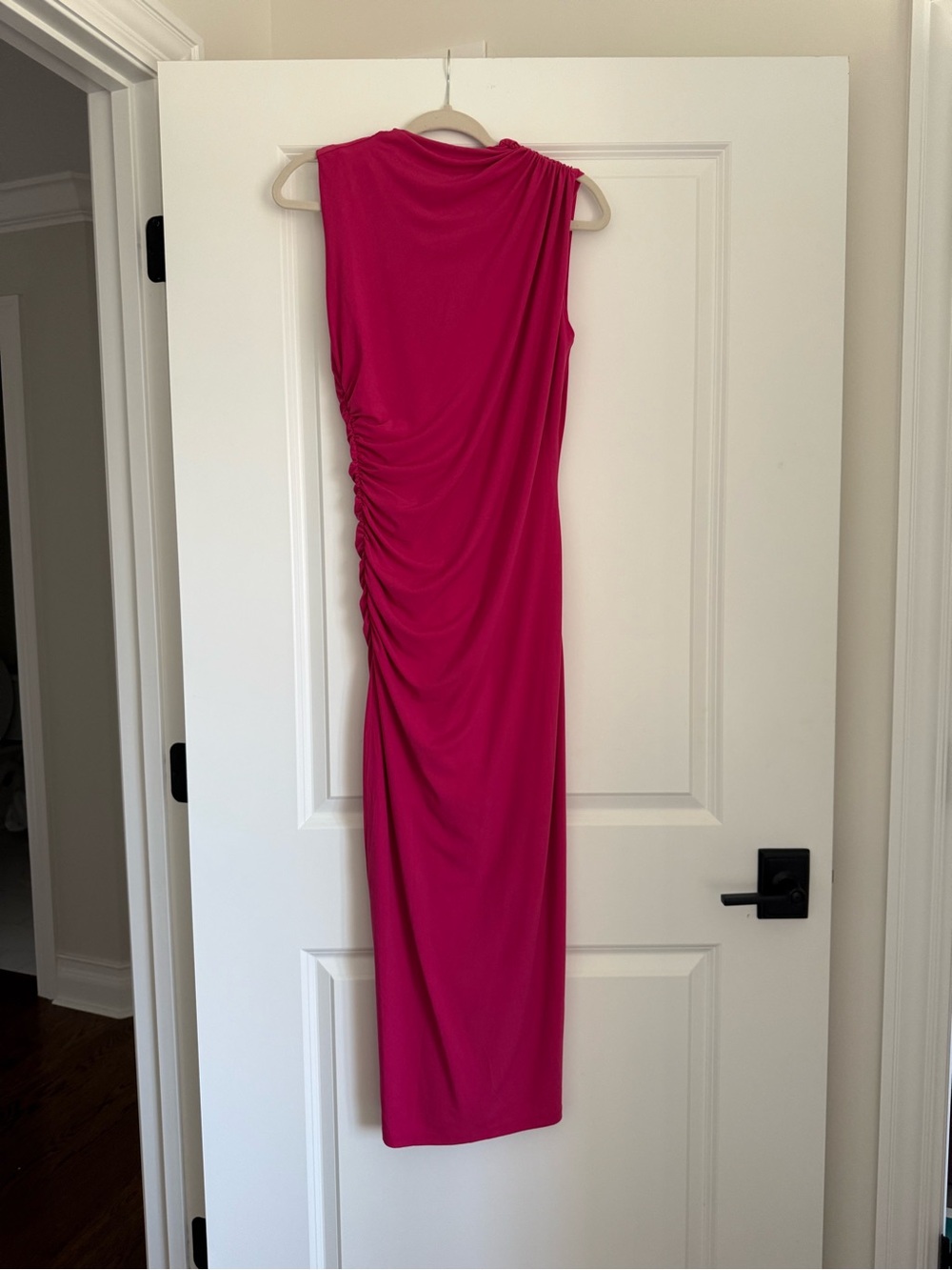 Jason Wu hot pink midi dress